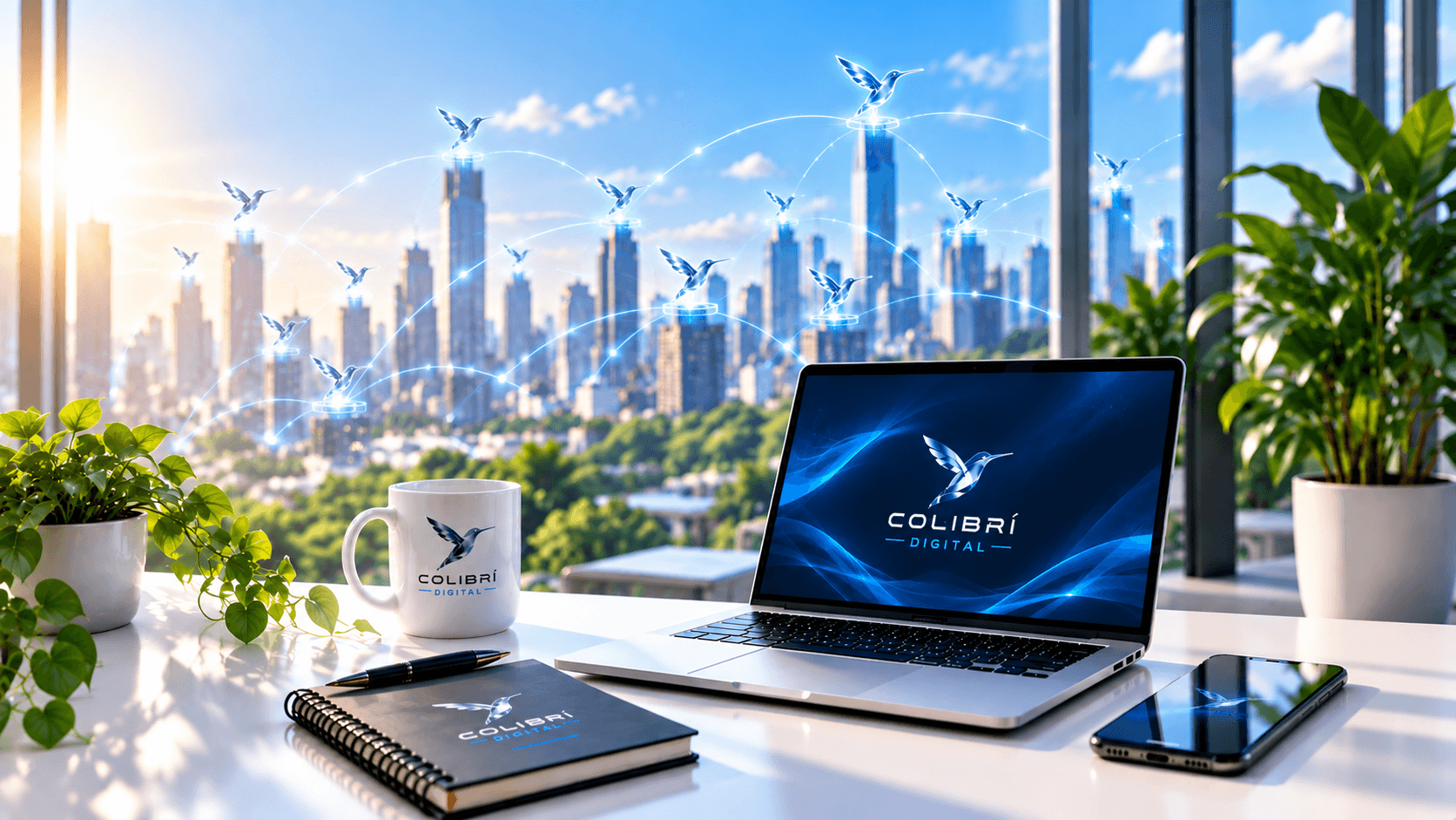 Equipo Colibri trabajando